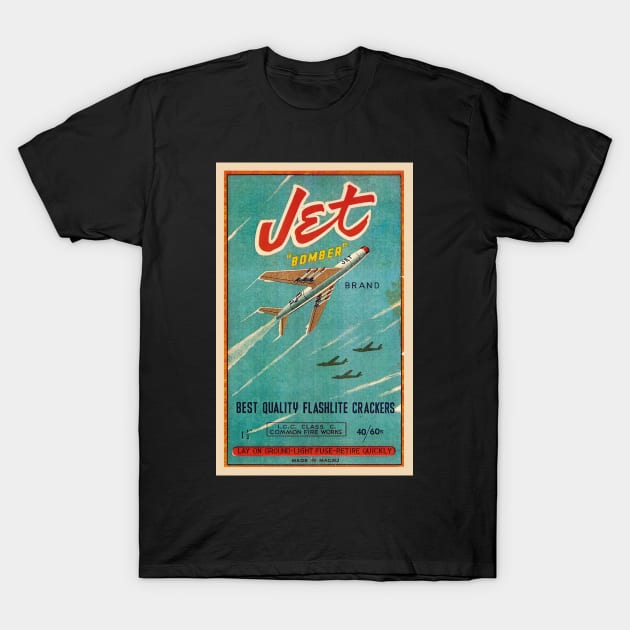 VINTAGE FIRECRACKER JET BOMBER T-Shirt by kakeanbacot